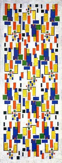 Theo van Doesburg Colour design for a chimney Norge oil painting art
